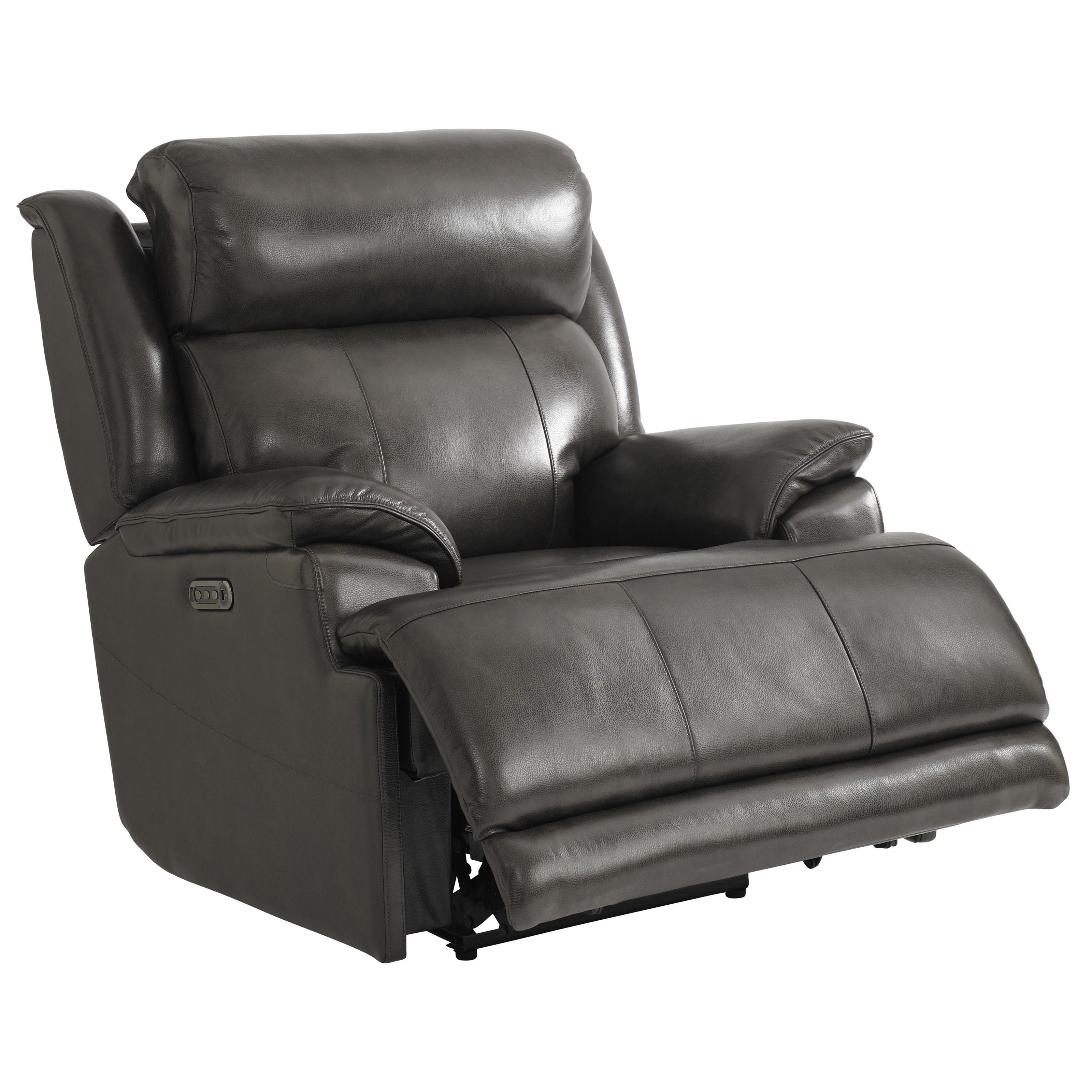 Bassett Carson 000026953370 Casual Power LayFlat Recliner with Power